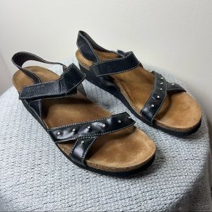 NAOT Black Strappy Sandals